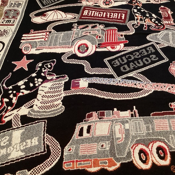 Goodwin Weavers Fire Fighters 100% cotton throw. - Picture 10 of 10